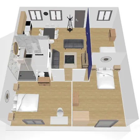 Le Blue Sight - Homy Apartment *